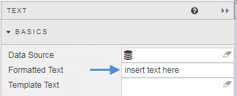Text Component in KX Dashboard - KX