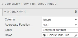 Summary Row For Groupings - KX