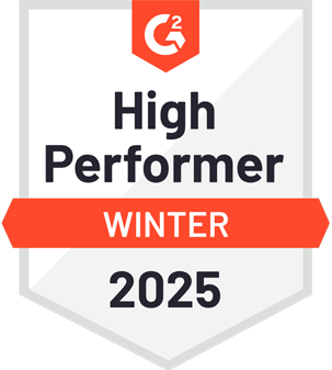 KX G2 Badge High Performer Winter 2025