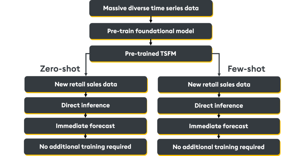Zero And Few Shot Approaches To TSFM