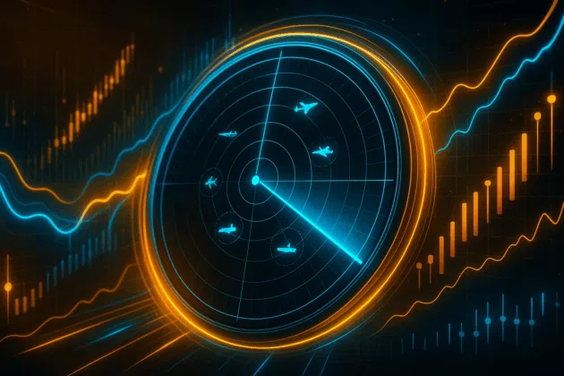 Radar showing assets